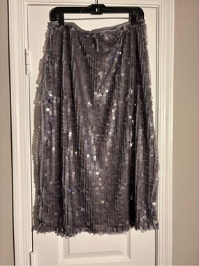 NWT Old Navy Sequin Midi Skirt - Size Large